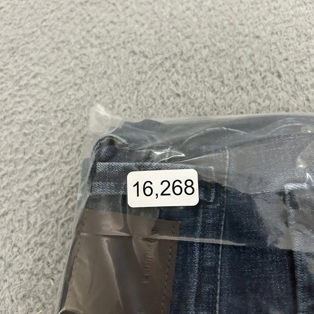 TK Axel Jeans Mens 36x32 Blue Denim Slim Boot Cut Medium Wash Western Stretch
